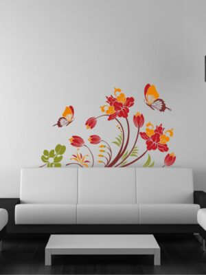 Adesivo da muro fiori "VOGLIA DI PRIMAVERA"