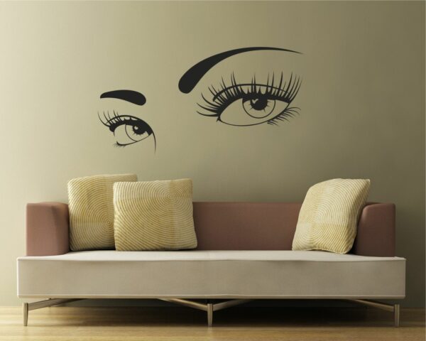 Adesivo da parete occhi donna "SGUARDO PROFONDO"