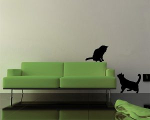 desivo murale-gatti giocherelloni