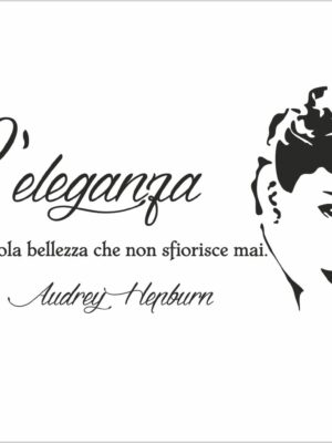 L’eleganza è la sola bellezza