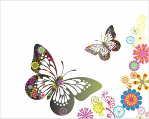 fantasie con farfalle