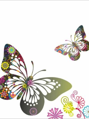 fantasie con farfalle