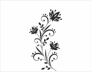 grazioso decoro floreale