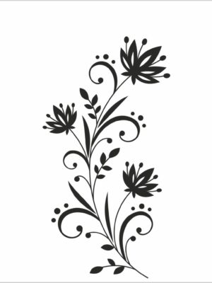 grazioso decoro floreale