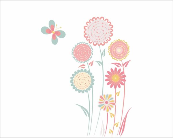 Adesivo da parete fiori "SOGNO DI PRIMAVERA"