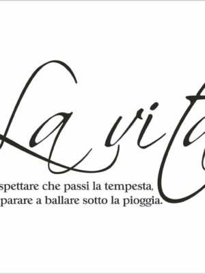 La vita non è aspettare…