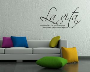 adesivo murale-la vita