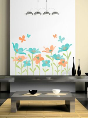 Adesivo da parete fiori "COLORI DI PRIMAVERA"