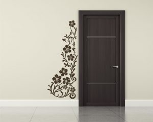 adesivo murale-elegante decoro fiorito