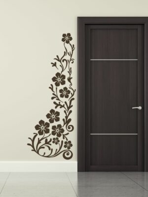 Adesivo da parete fiori "DECORAZIONE FLOREALE"