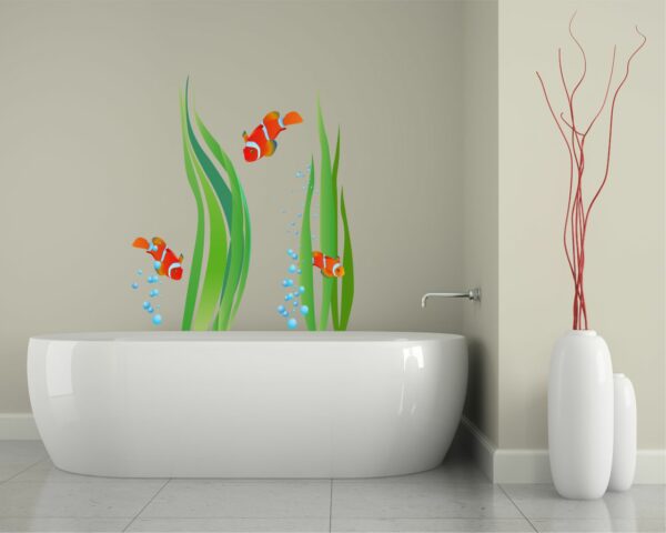 Adesivo da parete "PESCI PAGLIACCIO"