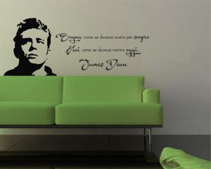 adesivo murale-sogna come se...