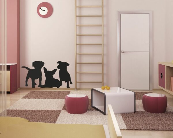 Adesivo da parete cane "AMICI A QUATTRO ZAMPE"