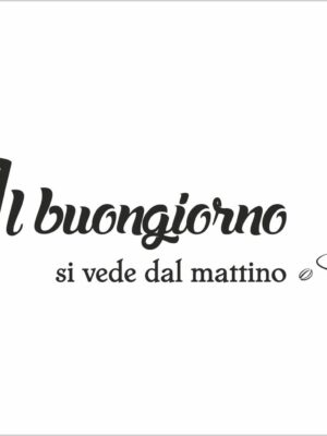 Il buongiorno si vede…