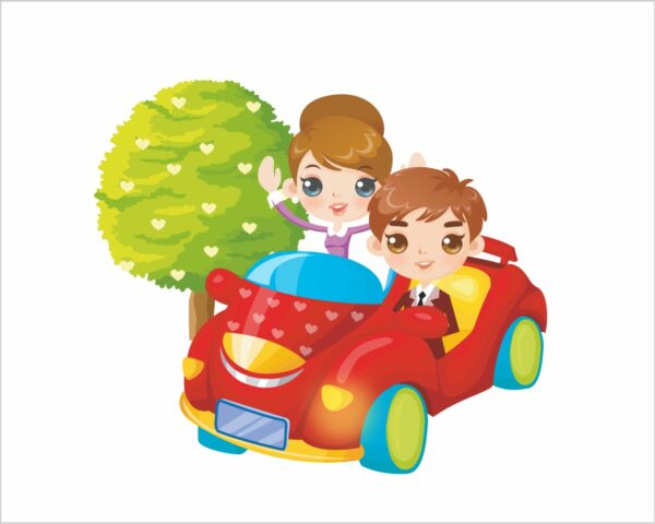 Adesivo da parete bambini "LA BRUM DEL CAPO" - Adesivo murale