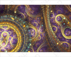 Stampa su tela-astratto viola e oro