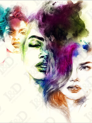 Stampa su tela-ritratti di donne