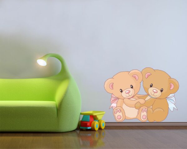 Adesivo da parete "DOLCISSIMI ORSETTI" - Adesivo murale