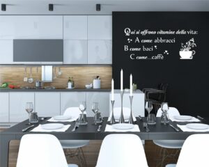 Adesivo da parete cucina "LE VITAMINE DELLA VITA"