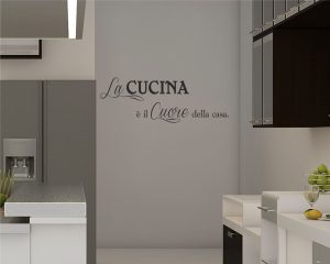 Adesivo murale-il cuore della casa