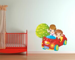 Adesivo da parete bambini "LA BRUM DEL CAPO" - Adesivo murale