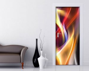 Adesivo per porte-fiamma vorticosa