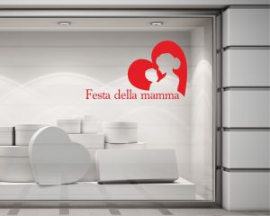 Vetrofania-festa della mamma
