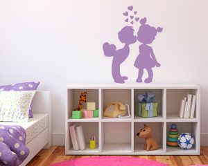 Adesivo murale-amore di bimbi