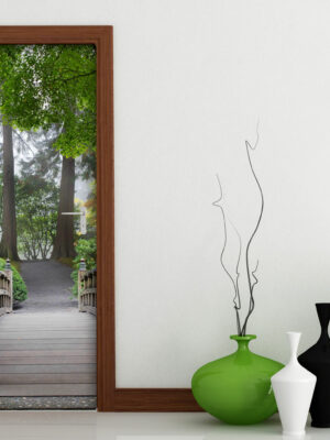 Decoro porta paesaggio "PERCORSO NEL VERDE"