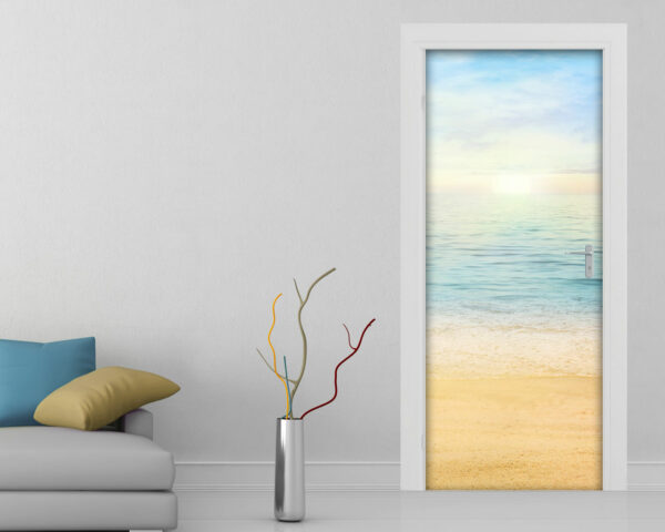 Decoro porta natura "ALBA SUL MARE"