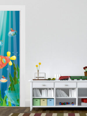 Decoro porta bambini "VIAGGIO IN FONDO AL MARE"