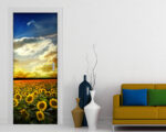 Decoro porta natura "GIRASOLI NEL CAMPO"