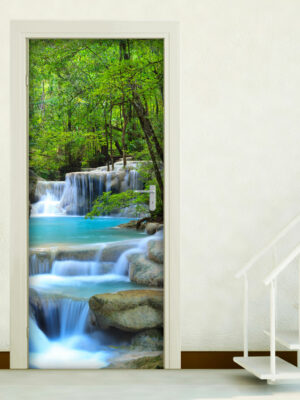 Decoro porta natura "CASCATE NEL VERDE"