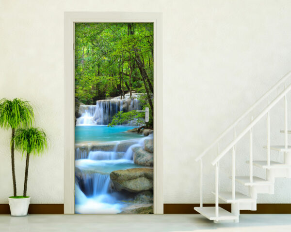 Decoro porta natura "CASCATE NEL VERDE"