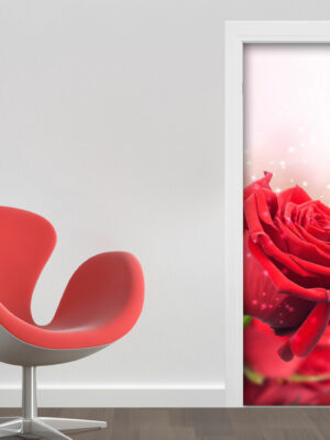 Decoro porta fiori "UNA DELICATA ROSA"