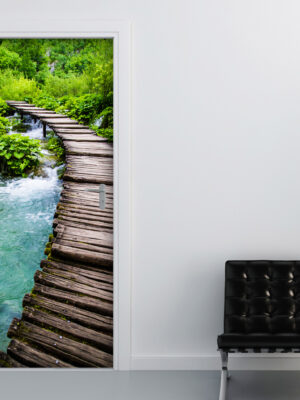 Decoro porta natura "PERCORSO SUL FIUME"