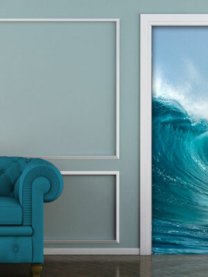 Decoro porta natura "UN'ONDA DEL MARE"