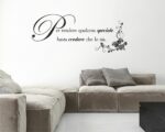 Adesivo da parete frase "QUALCOSA DI SPECIALE"