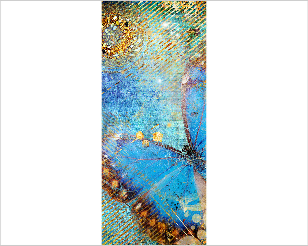 Decoro porta arte "VOLO DI FARFALLA N.1"