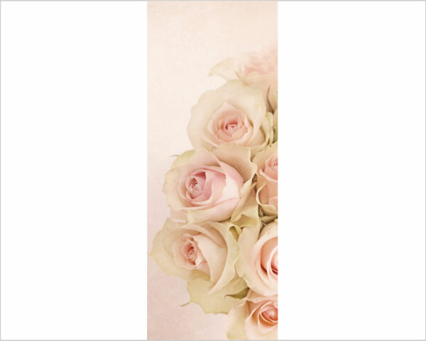 Decoro porta fiori "PICCOLE ROSE ROSA"