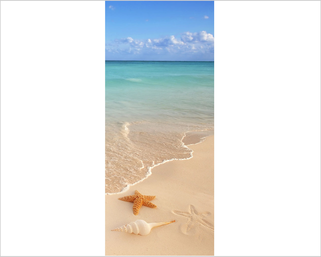 Decoro porta natura "IN RIVA AL MARE"