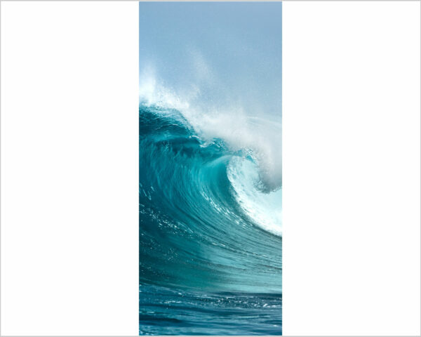 Decoro porta natura "UN'ONDA DEL MARE"