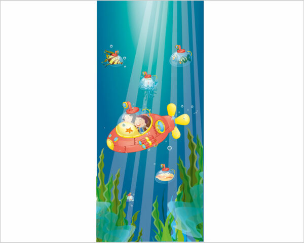 Decoro porta bambini "VIAGGIO IN FONDO AL MARE"