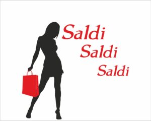 Saldi con ragazza fashion