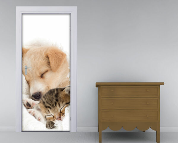 Rivestimento porte animali "AMICI CUCCIOLI"
