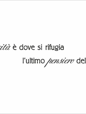 L’ultimo pensiero del giorno