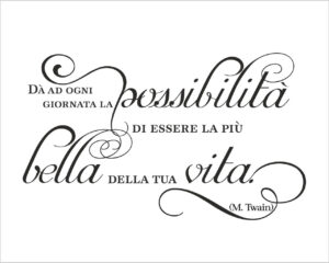 La giornata più bella-adesivo murale