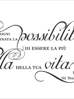 La giornata più bella-adesivo murale