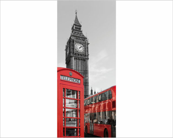 Decoro porta città "VIAGGIO A LONDRA"