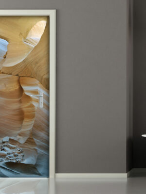 Decoro porta natura "SOLE TRA LE ROCCE"